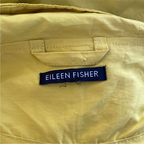 Eileen Fisher Women's Yellow Hooded Jacket, XL - Picture 15 of 16
